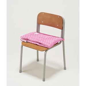 ナカバヤシ 防災ずきん チェック柄ピンク BZ...の詳細画像1