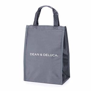 DEAN&DELUCA クーラーバッグ グレーM 保冷バッグ ファスナー付き コンパクト お弁当 ランチバッグ 35x17x25cm｜tamari-do