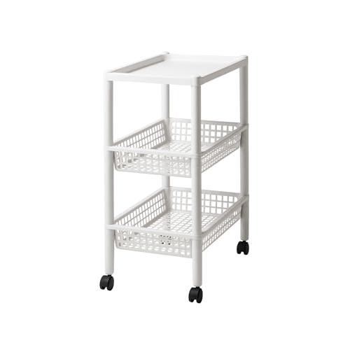 ライクイット(like-it) キッチンワゴン 収納 3段 キャスター付 約幅31.8×奥行46.7...
