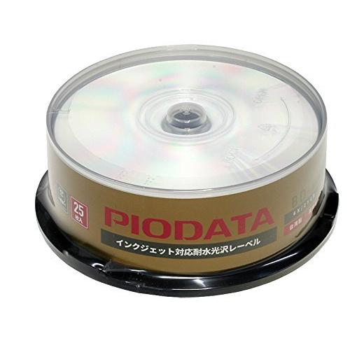 PIODATA BD-R 台湾製 6倍 ウォータープルーフ ワイドプリンタブル 833-C13JP ...