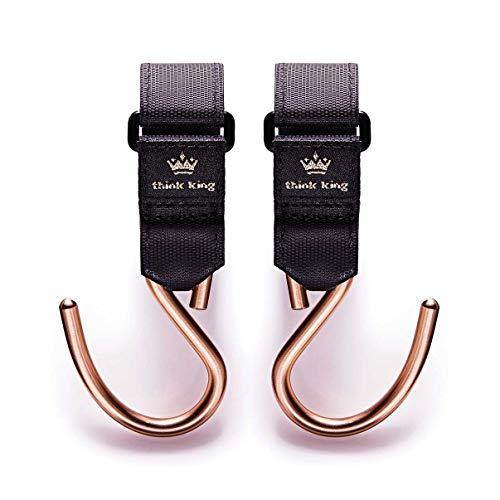 Think King シンキング ベビーカー用荷物フック アルミ マイティ バギーフック 2個セット...