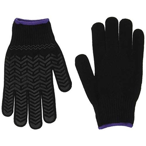 カチボシ 滑り止め手袋 ゴムライナーブラック 天然ゴム 5双組 #079 M