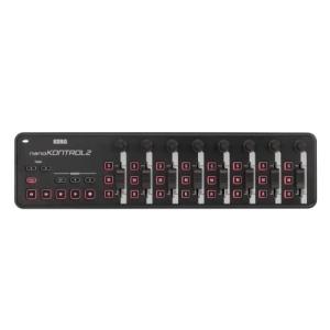 KORG 定番 USB MIDIコントローラー nanoKONTROL2 BK ブラック 音楽制作 DTM コンパクト設計で持ち運びに最適 すぐ｜tamari-do