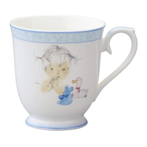 NARUMI(ナルミ) マグカップ アヒルとクマとあかちゃん いわさきちひろ 290cc ブルー か...