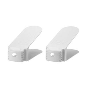 ライクイット ( like-it ) 靴 収納 省スペース 収納量2倍くつホルダー ワイド 2P 約幅10x奥26x高13.5cm ホワイト 日