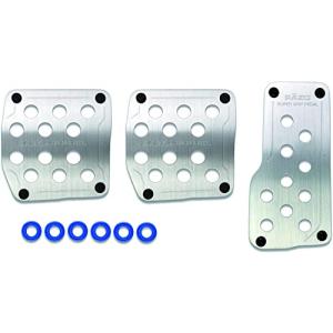 JB23 ジムニー アルミペダル カバー MT用 シルバー アクセルペダル