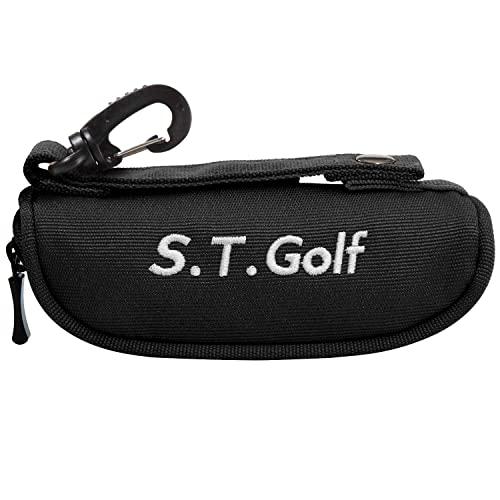 S.T.Golf ゴルフボールケース ゴルフ ボールポーチ ボール3個用 5色 軽量 50g リニュ...