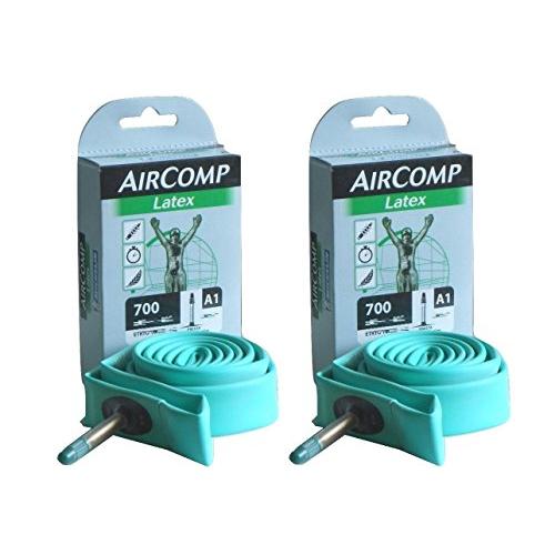 2本セット ミシュラン Michelin ラテックスチューブ 700C 仏式 AIRCOMP Lat...