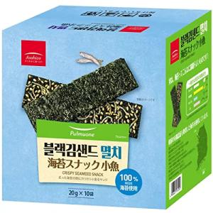Asahico  コストコ  韓国 海苔スナック小魚 20gx10食入｜tamari-do