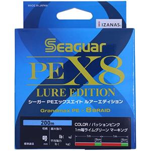 シーガー(Seaguar) ライン PEライン シーガーPEX8 ルアーエディション 釣り用PEライン 200m 1.5号 パッションピンク