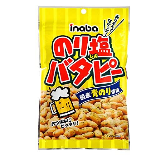 稲葉ピーナツ のり塩バタピー 80g×12袋