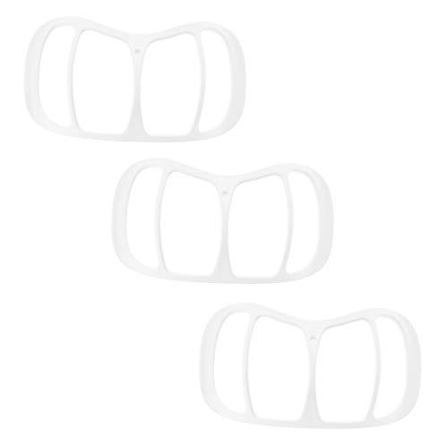 3D立体快適マスクフレーム インナー マスク ブラケット 白 ホワイト 標準サイズ 10.6 x 5...
