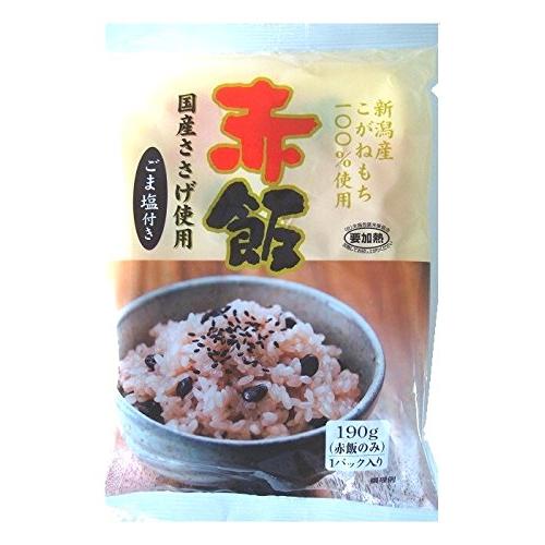 たかの赤飯ごま塩付190g×10個