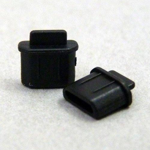 テクノベインズ Micro HDMIコネクタ用キャップ（黒） つまみあり 6個/パック HDMIMC...