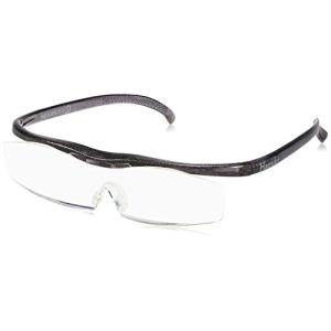 Hazuki ハズキルーペ コンパクト 1.6倍 クリアレンズ ブラックグレー