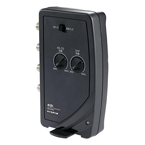 マスプロ 4K・8K放送(3224MHz)対応 UHF・BS・CSテレビ・レコーダーブースター UB...