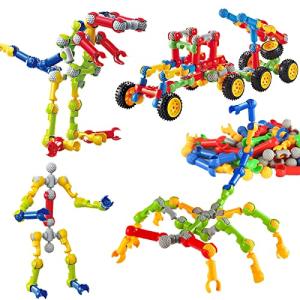 TYORORO おもちゃ 知育玩具 男の子 女の子 人気 積み木 組み立て DIYスケルトン構築ブロック 立体パズル 多様な組み合わせ 創造力｜tamari-do