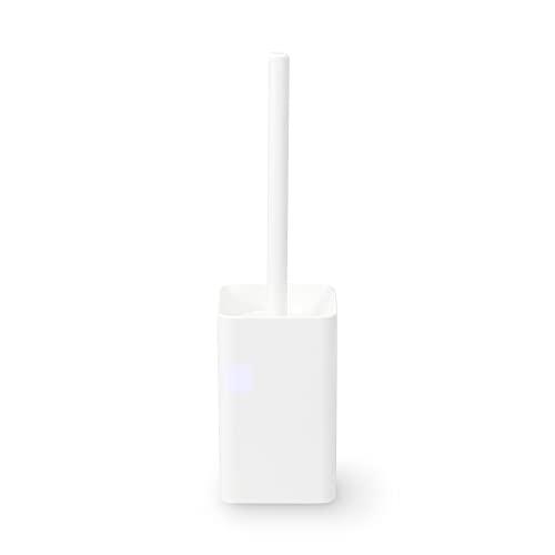 無印良品 トイレブラシ・ケース付 幅10×奥行10×高さ38cm 38755654 白