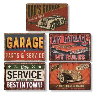 アメリカン 雑貨 レトロ ブリキ 看板 壁飾り ヴィンテージの装飾