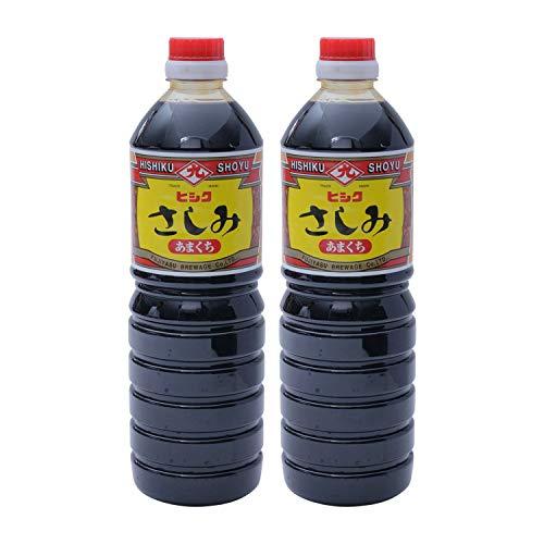 藤安醸造(ヒシク)さしみ醤油甘口1L×2本とろみのある甘口タイプ