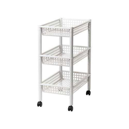 ライクイット(like-it) キッチンワゴン 収納 ステージワゴン ストーングレー ST-30 サ...