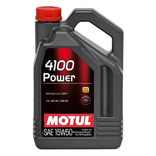 MOTUL(モチュール) 4100 POWER (4100 パワー) 15W50 化学合成エンジンオ...