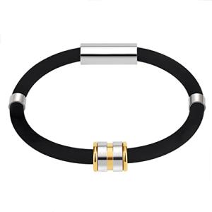 AIMEIS 静電気除去 ブレスレット シリコンブレスレット 静電気軽減 静電気防止 静電気除去ブレス おしゃれ 静電気除去グッズ シリコン チ