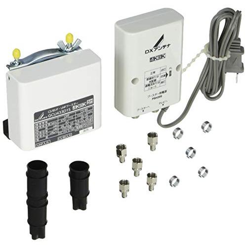 DXアンテナ CS/BS-IF・UHF デュアルブースター 2K 4K 8K 対応 家庭用 水平マス...