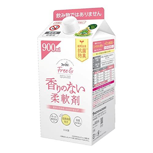 ファーファ フリー&amp;(フリーアンド) 無香料 詰め替え エコパック 900ml 柔軟剤