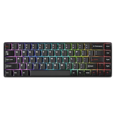 DrunkDeer G65 eスポーツゲーミングキーボード、ラピッドトリガーキーボード - ホールス...
