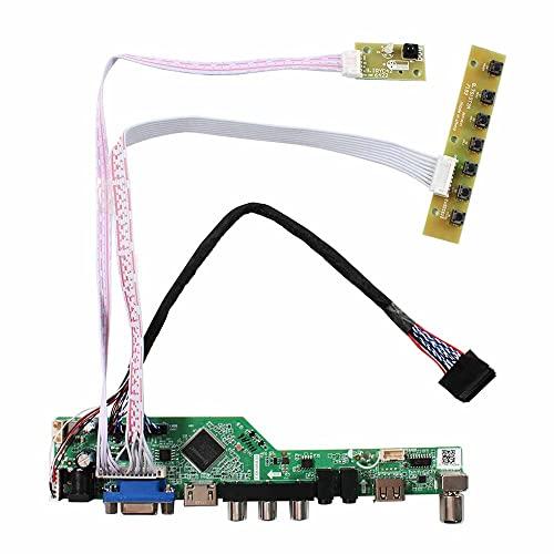 VSDISPLAY LCDコントローラ基板 対応 B156HW02 LP156WF1 LP173WF...