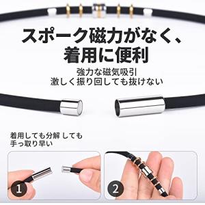 AIMEIS ネックレス シリコン ゲルマニウ...の詳細画像1