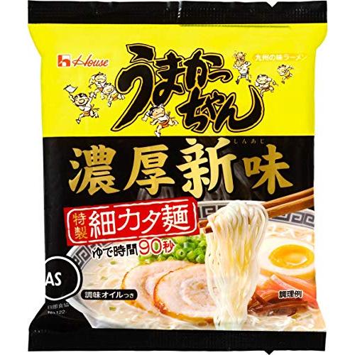 《セット販売》 ハウス食品 うまかっちゃん 濃厚新味 (5食入)×6個セット 即席麺 ラーメン