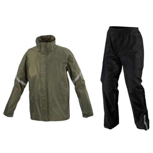 コミネ バイク用 レインウエア RK-5433 スタンダードレインウェア Olive XL
