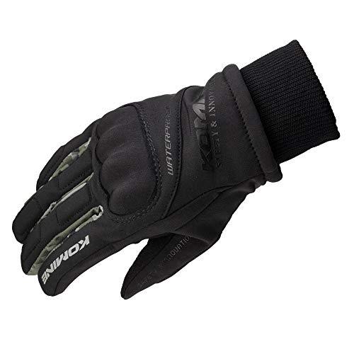 コミネ(KOMINE) バイク用 WPプロテクトウインターグローブ-キトラ ブラック/デジタルカモ ...