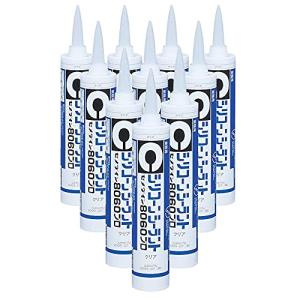 セメダイン(Cemedine) JISシリコーンシーラント 8060 プロ 330ml クリア(半透明) 10本