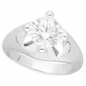 BVLGARI ブルガリ コロナ ダイヤモンド(1.67ct D-VS1) ソリティア リング 323743 サイズ約9号 #49 Pt950 プラチナ Made In Italy 21230101｜tamariya78