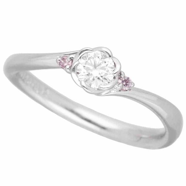 TRECENTI トレセンテ フローラ ダイヤモンド(0.21ct) 2Pサイド ピンクダイヤモンド...