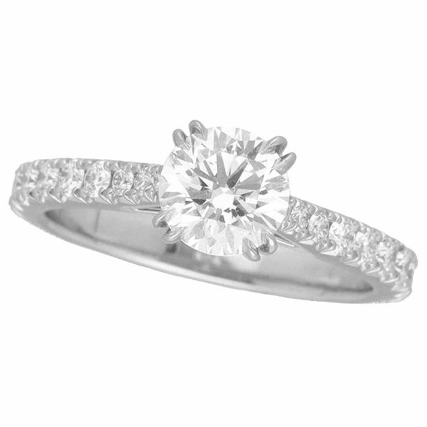 HARRY WINSTON ダイヤモンド(0.75ct F-VVS2-3Ex) ブリリアント ラブ ...