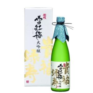 越後雪紅梅　大吟醸　貴福録寿(化粧箱入り)　720ml