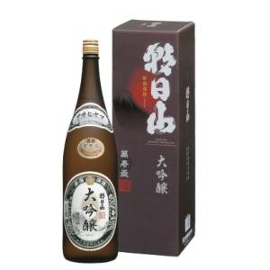 大吟醸朝日山 萬寿盃(化粧箱入)　 1800ml