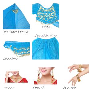 ベリーダンス 衣装 アラビアン レディース 大...の詳細画像1