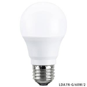 LED電球 口金E26 60W形相当 昼白色 配光角約260度タイプ LDA7N-G/60W/2 東芝ライテック｜tamatama2019