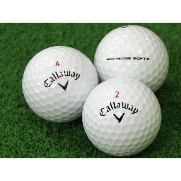 ABランク キャロウェイ Callaway CHROME SOFT ホワイト 2018年モデル 30...