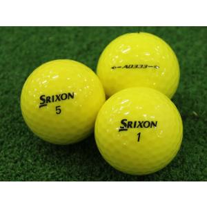 ABランク スリクソン SRIXON AD333 パッションイエロー 2018年モデル 30個 球手箱 ロストボール｜tamatebako-ball