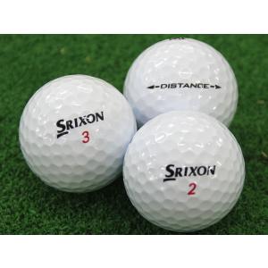 ABランク スリクソン SRIXON DISTANCE ホワイト 2018年モデル 20個 球手箱 ロストボール｜tamatebako-ball