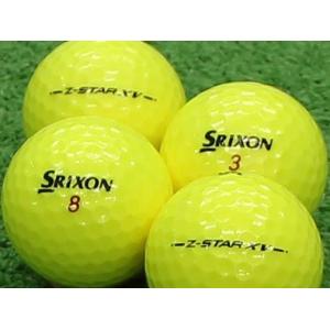 ロストボール Aランク ロゴなし スリクソン Z-STAR XV 2013年モデル プレミアムパッションイエロー 20個セット｜tamatebako-golf