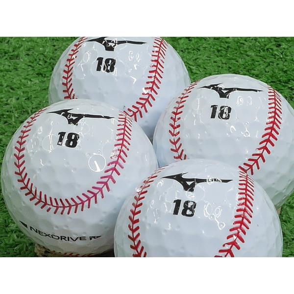 ロストボール ABランク ロゴなし ミズノ NEXDRIVE BASEBALL ホワイト 1個