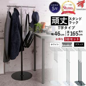 TAMATOSHI ハンガーラック 業務用 スリム シンプル パイプ 頑丈