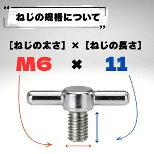 ハンガーラック用 プロペラネジ 2分ネジ 4個...の詳細画像2